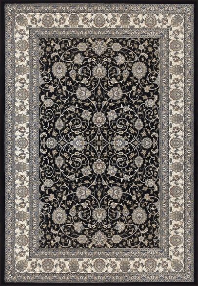 Dynamic Rugs ANCIENT GARDEN 57120-3464 Blue and Ivory